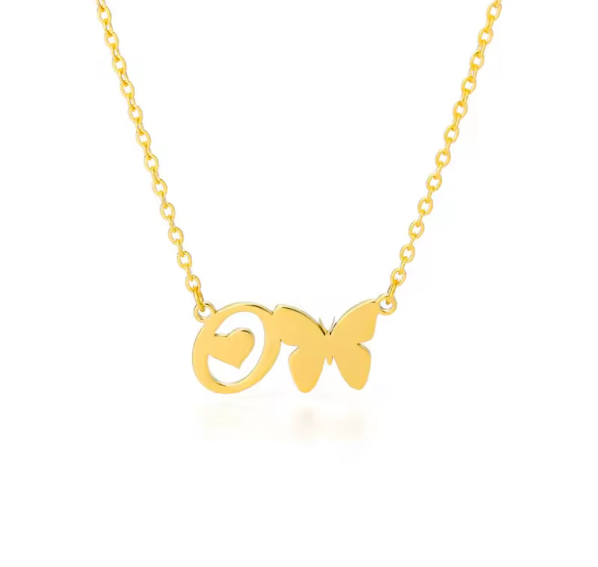 Custom Mariposa Initial Butterfly Necklace *Pre Order*