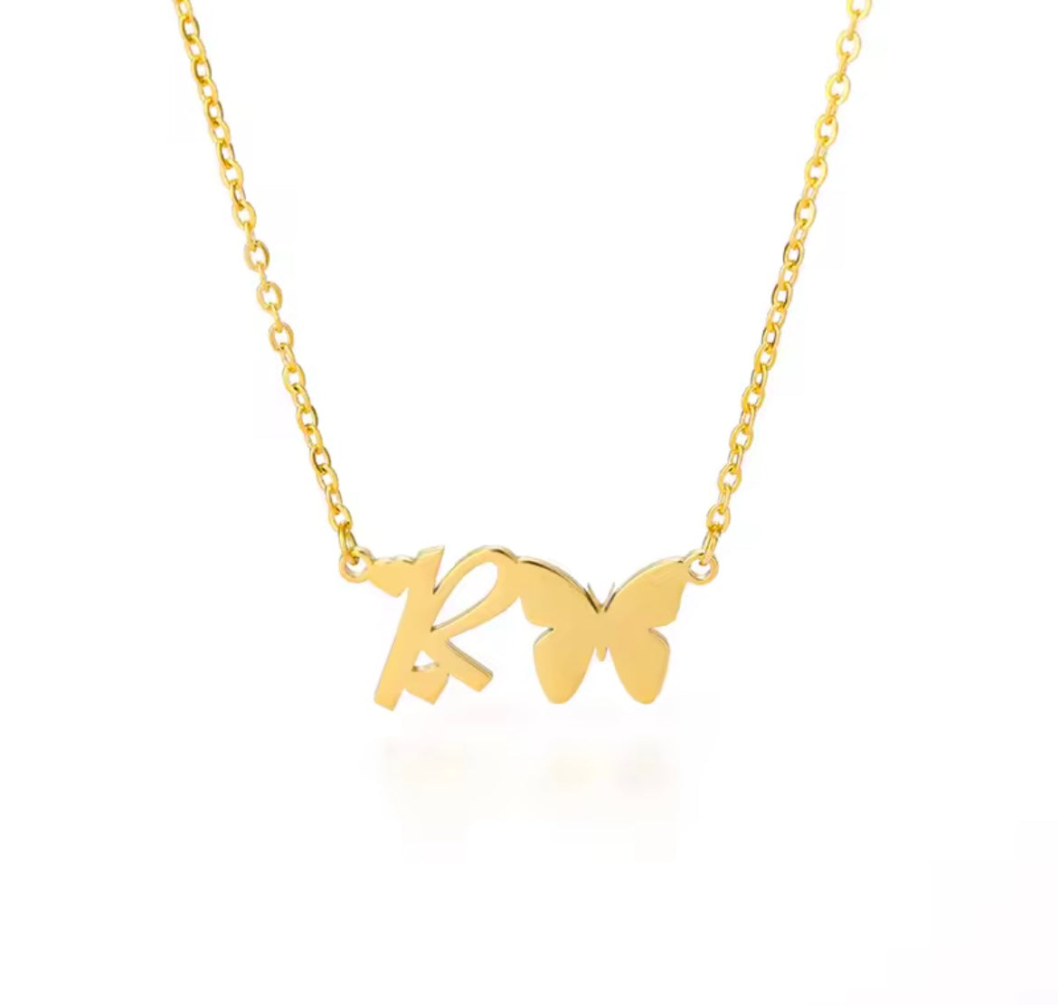Custom Mariposa Initial Butterfly Necklace *Pre Order*