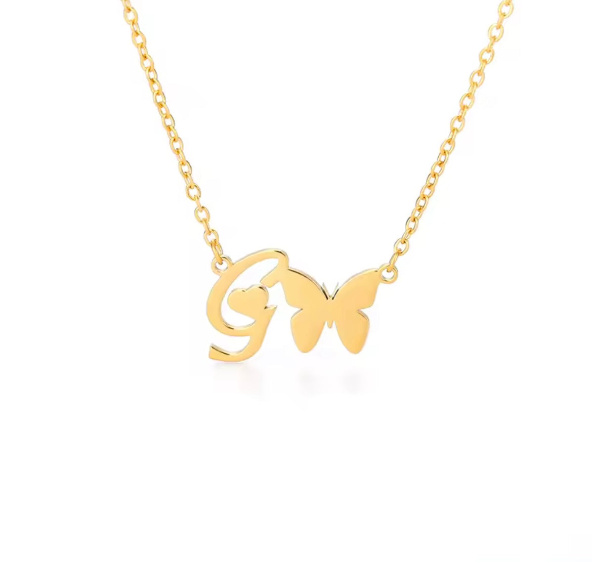 Custom Mariposa Initial Butterfly Necklace *Pre Order*