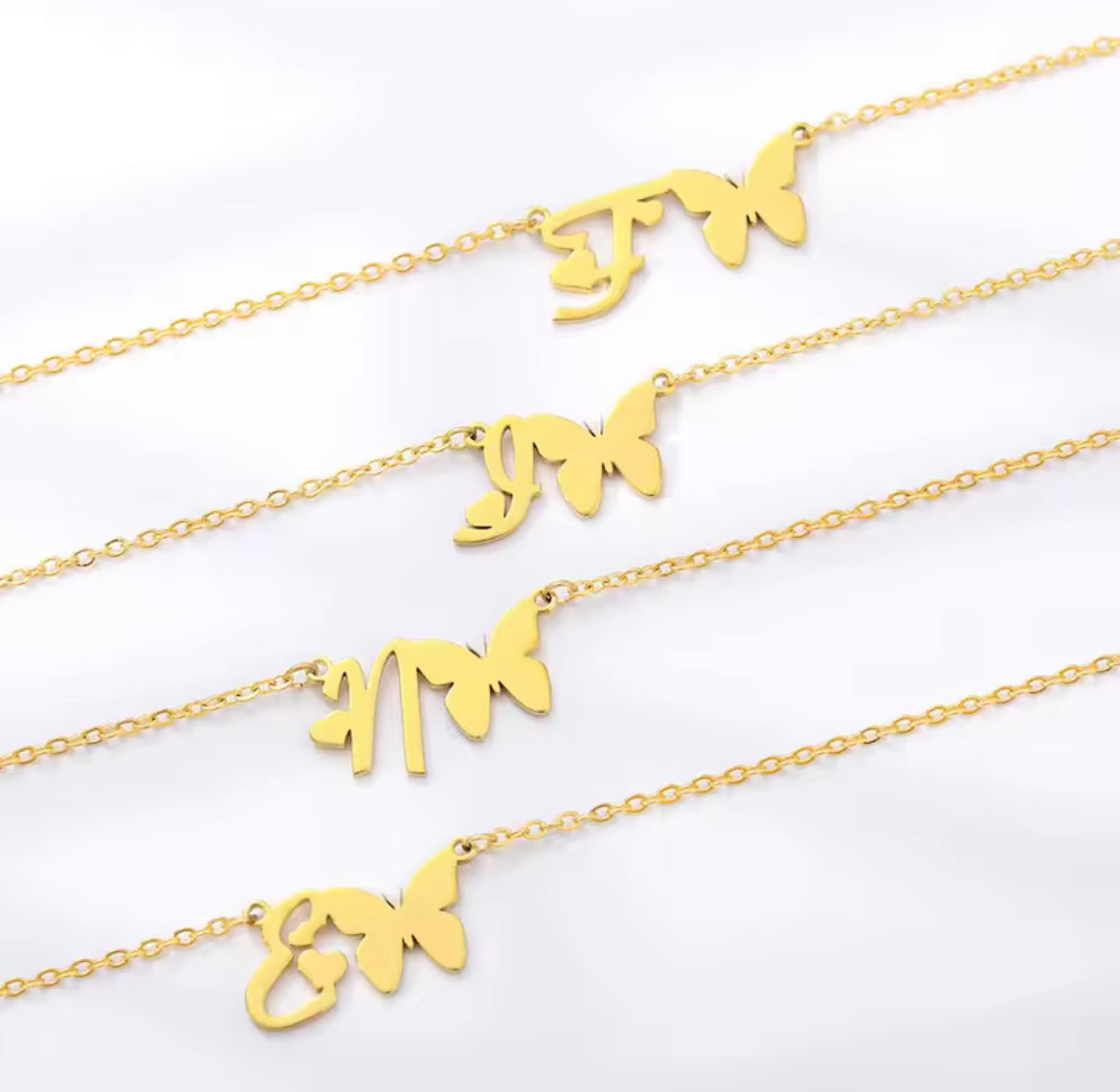 Custom Mariposa Initial Butterfly Necklace *Pre Order*