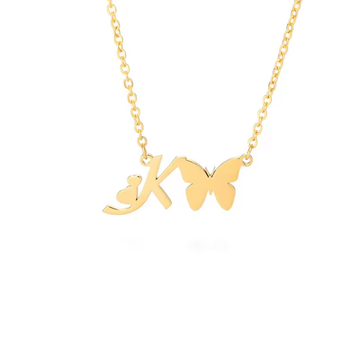 Custom Mariposa Initial Butterfly Necklace *Pre Order*