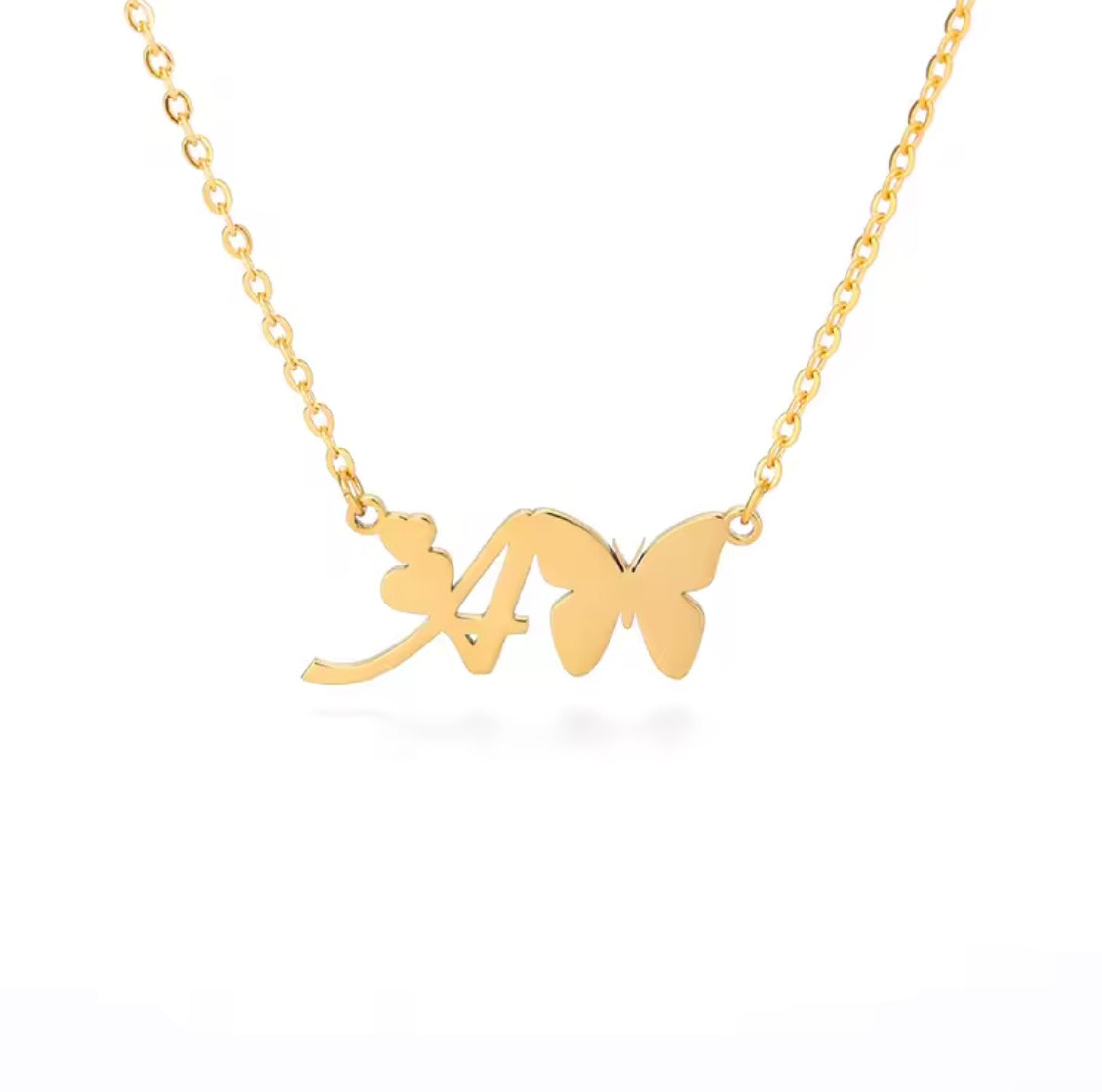 Custom Mariposa Initial Butterfly Necklace *Pre Order*