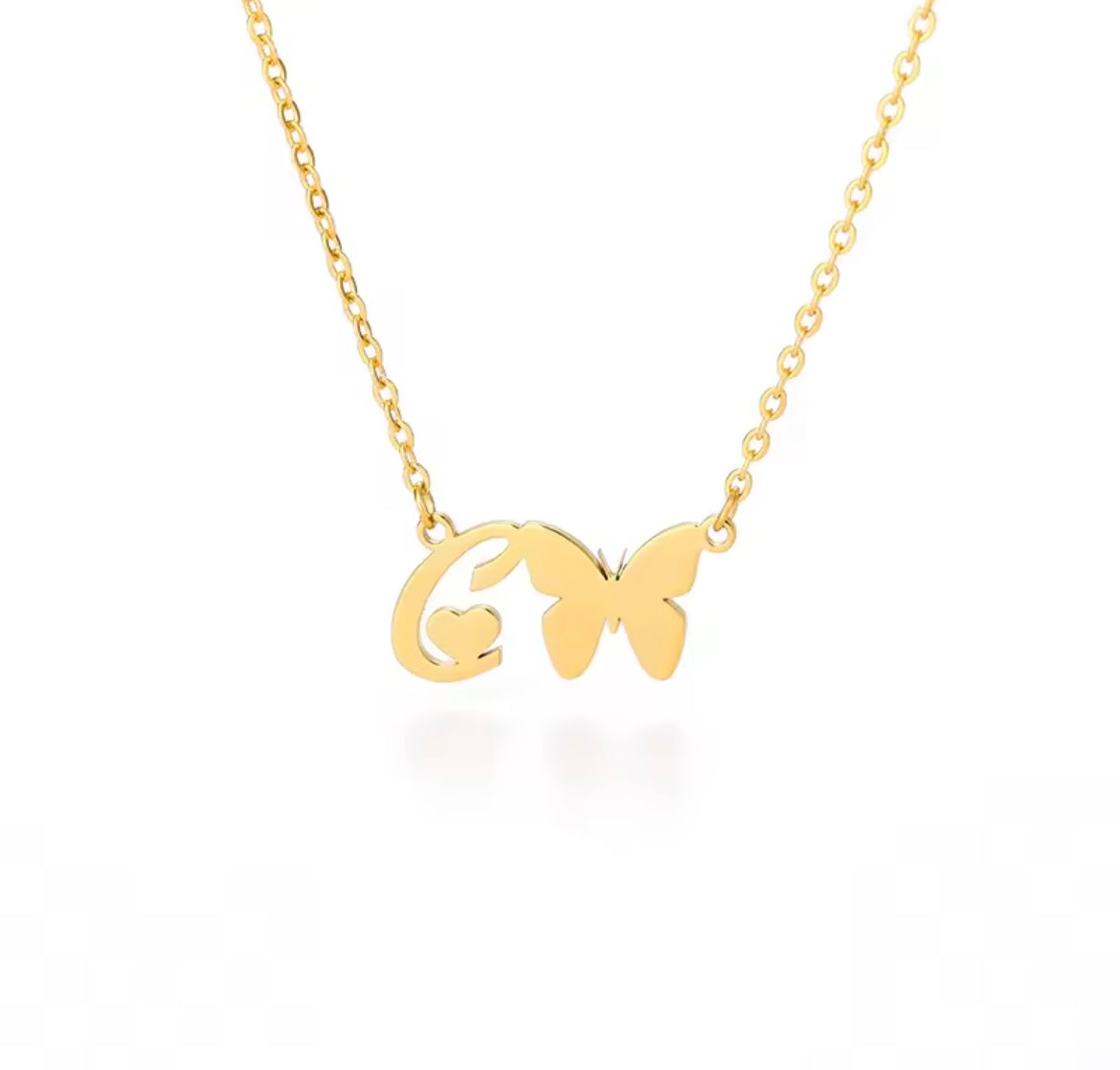 Custom Mariposa Initial Butterfly Necklace *Pre Order*