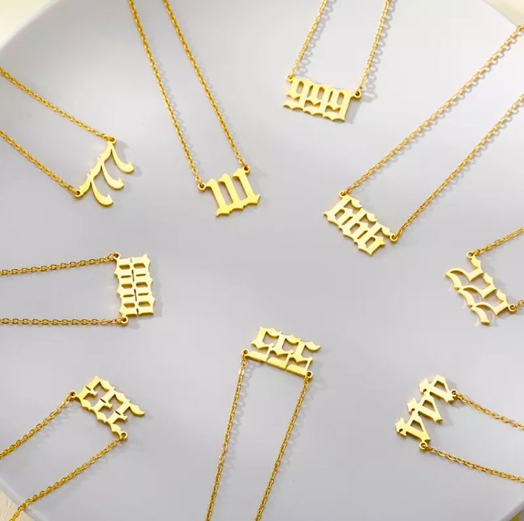 ~PRE ORDER~ Angel Number Necklace