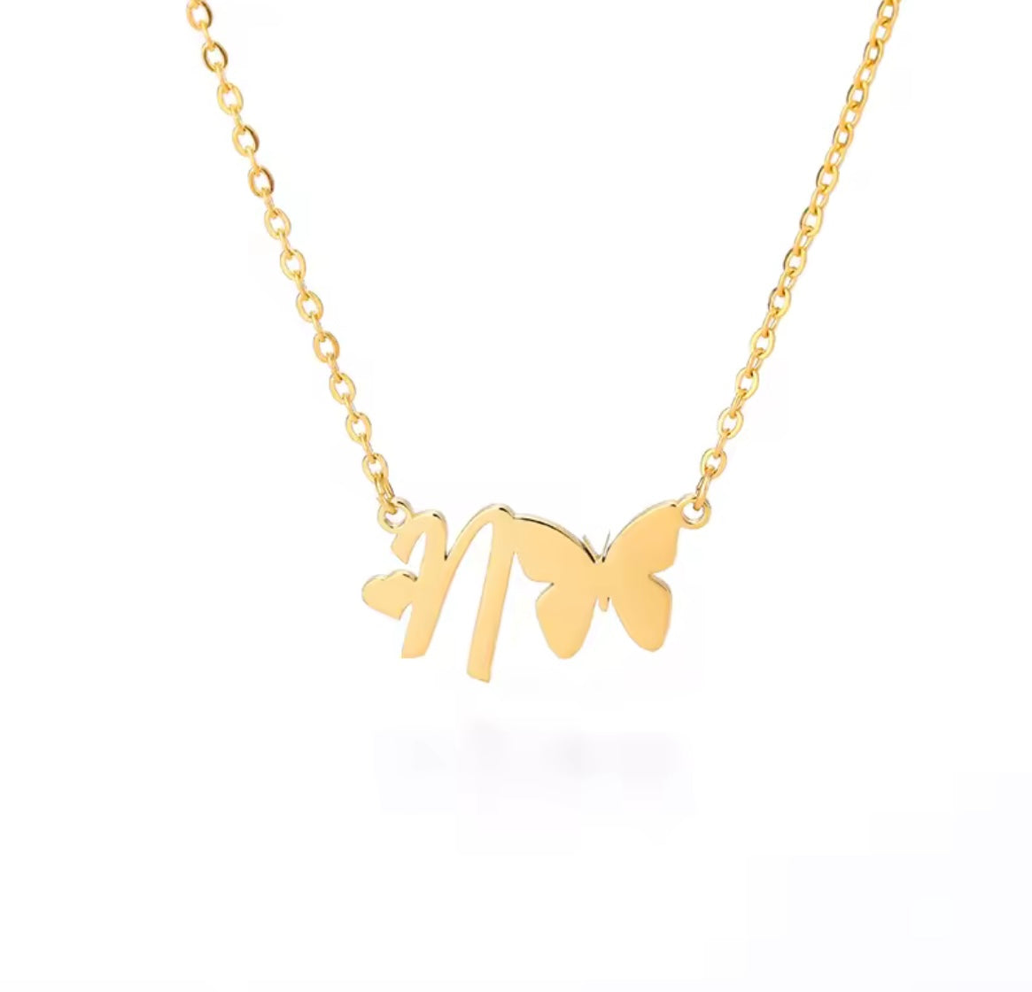 ~PRE ORDER~ Custom Mariposa Initial Necklace