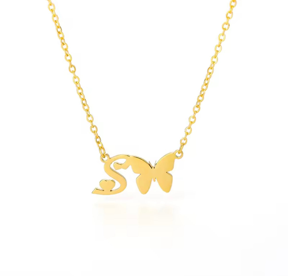 ~PRE ORDER~ Custom Mariposa Initial Necklace