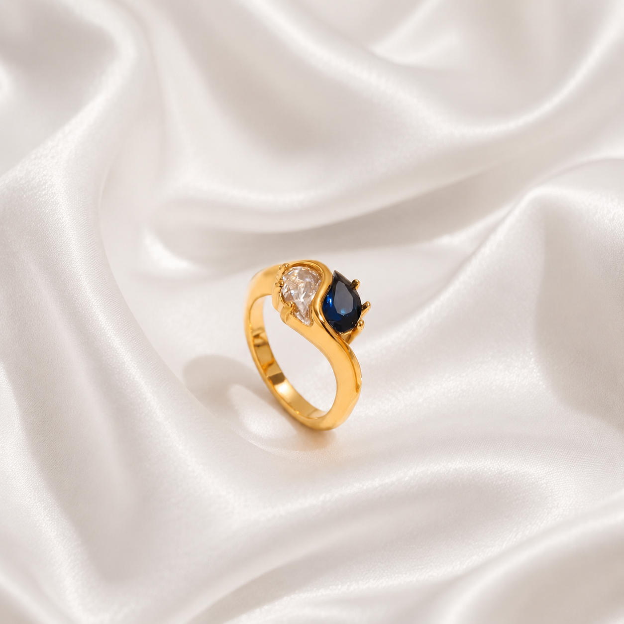 Sirena’s Stainless Steel Yin Yang Ring