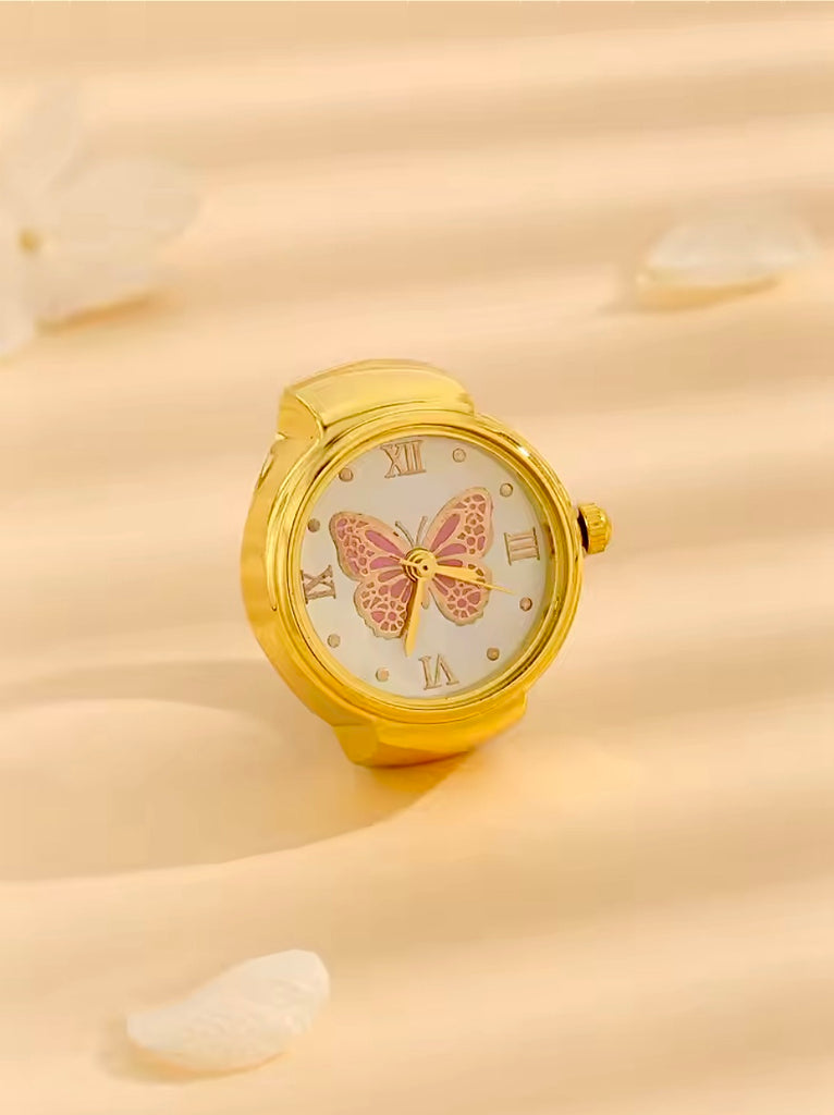 Vintage Mariposa Ring Watch