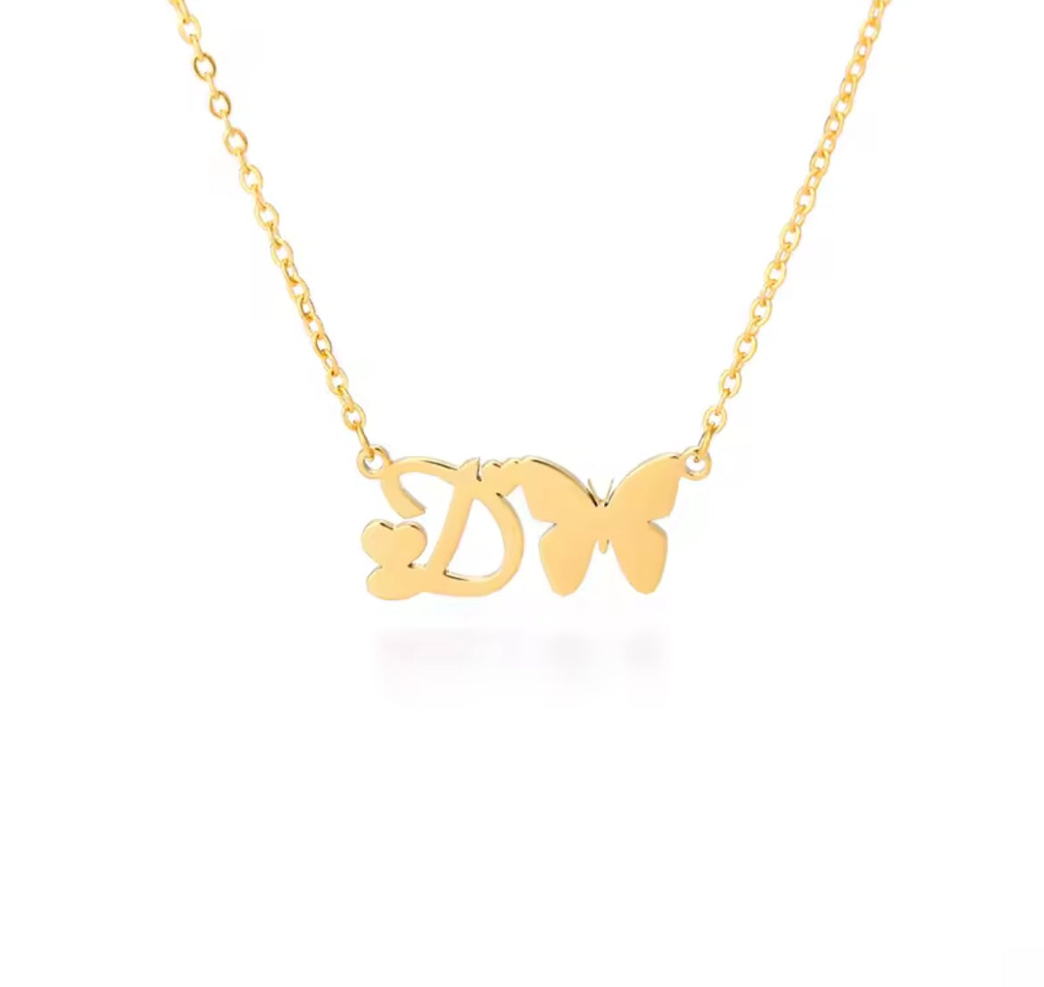 ~PRE ORDER~ Custom Mariposa Initial Necklace
