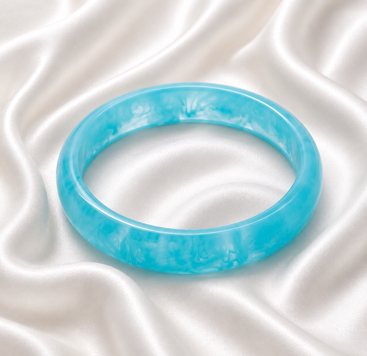 Marble Resin Bangle Bracelets