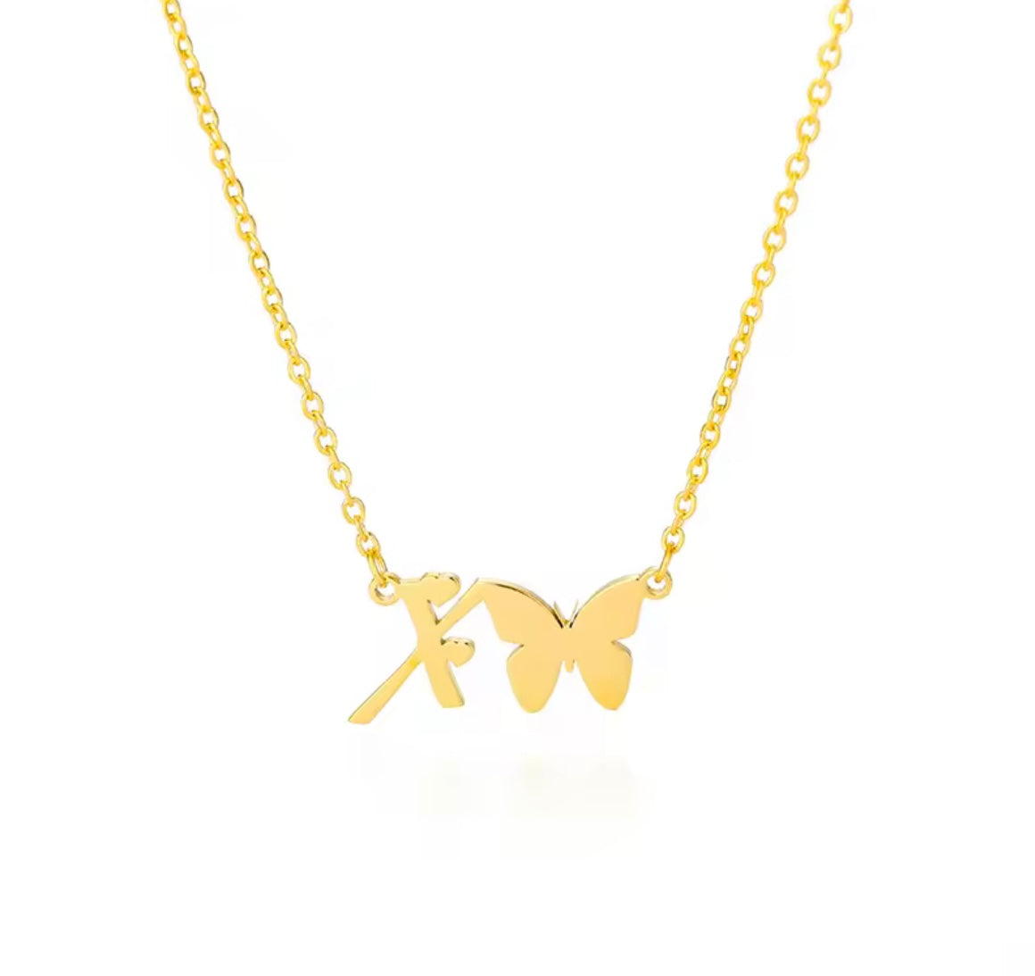 ~PRE ORDER~ Custom Mariposa Initial Necklace