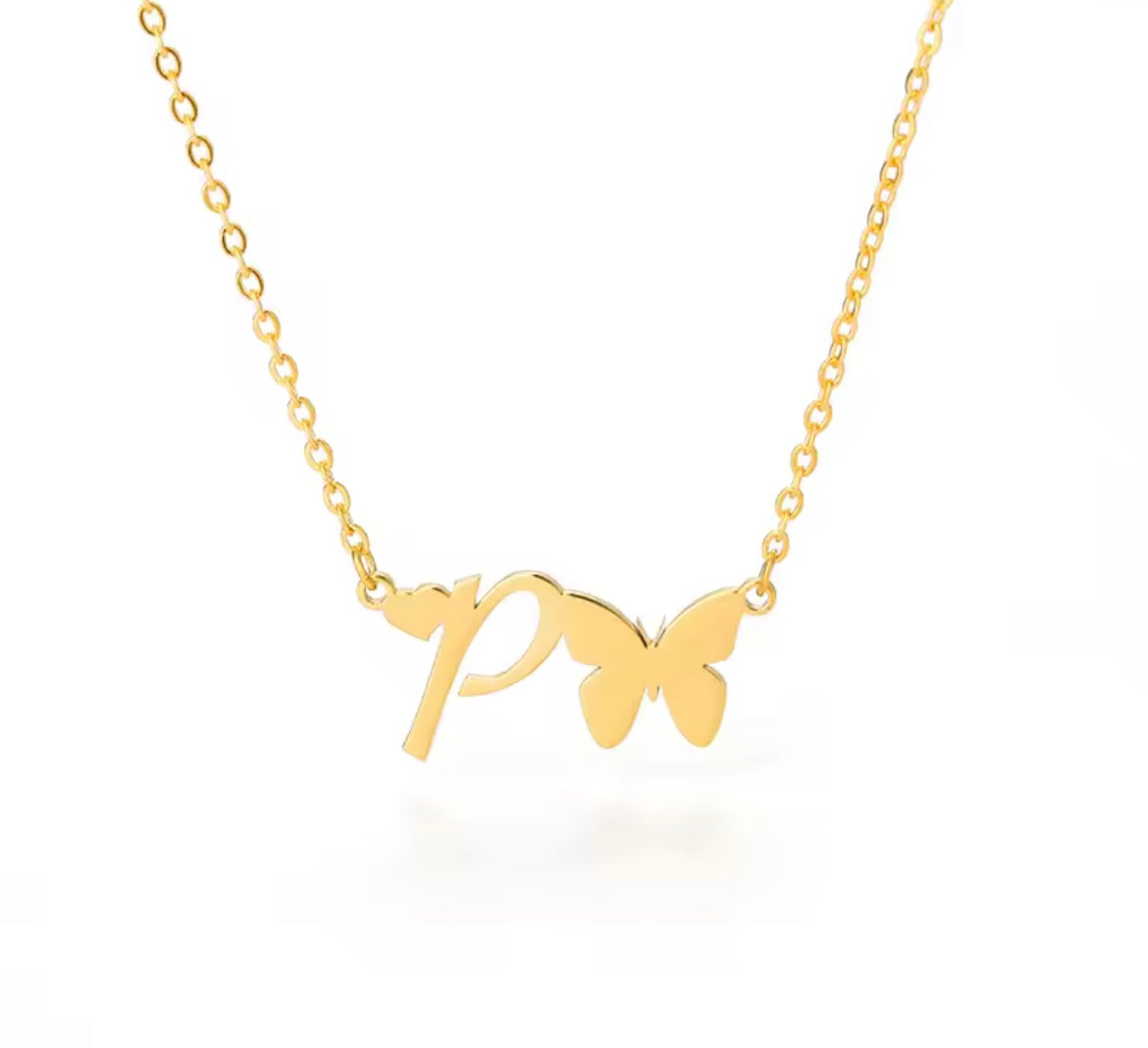 ~PRE ORDER~ Custom Mariposa Initial Necklace