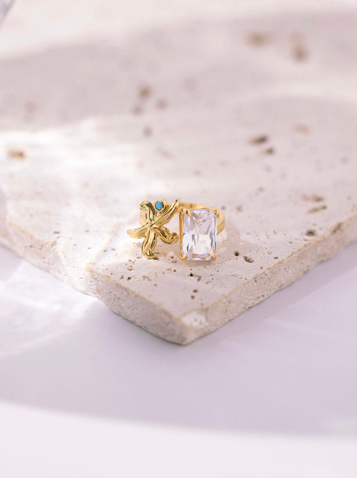 Sirena’s Gold Filled Star Fish Rings