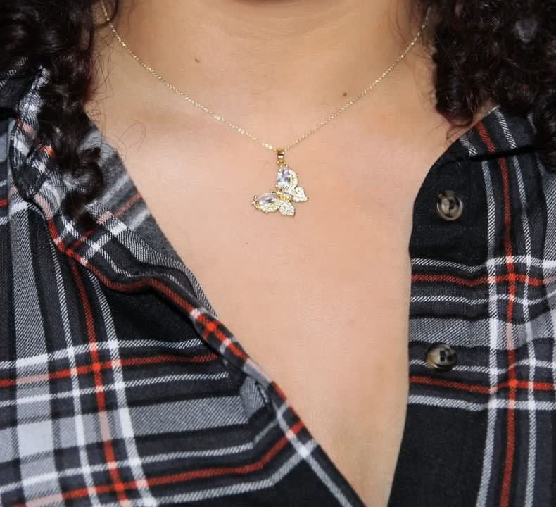 Amy’s Gold Filled Mariposa Necklace