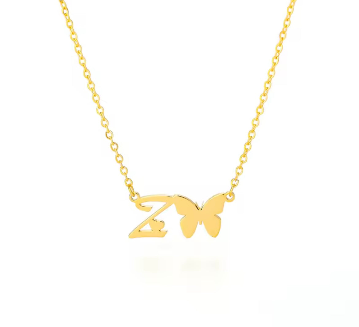 ~PRE ORDER~ Custom Mariposa Initial Necklace