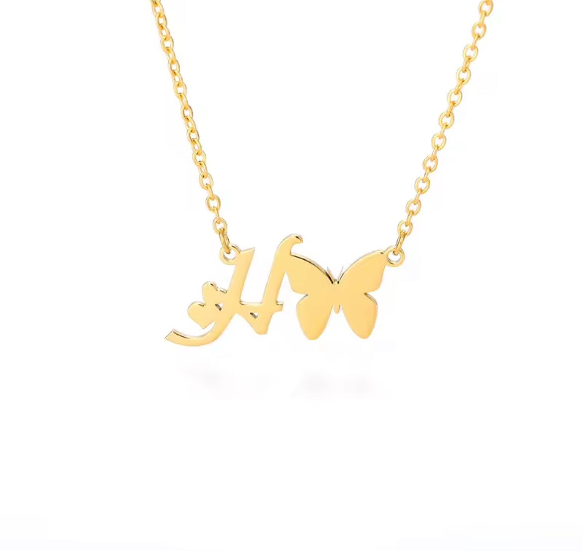~PRE ORDER~ Custom Mariposa Initial Necklace