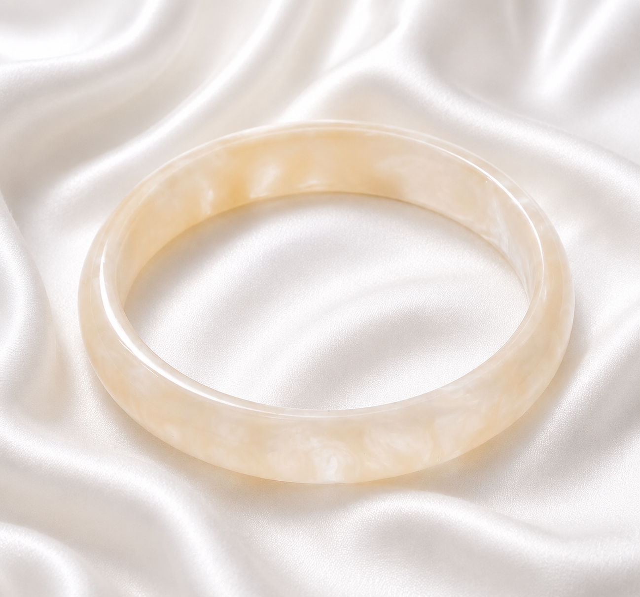 Marble Resin Bangle Bracelets