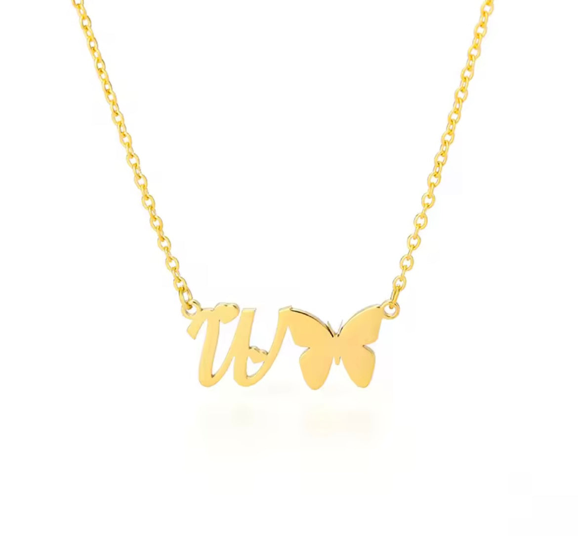 ~PRE ORDER~ Custom Mariposa Initial Necklace