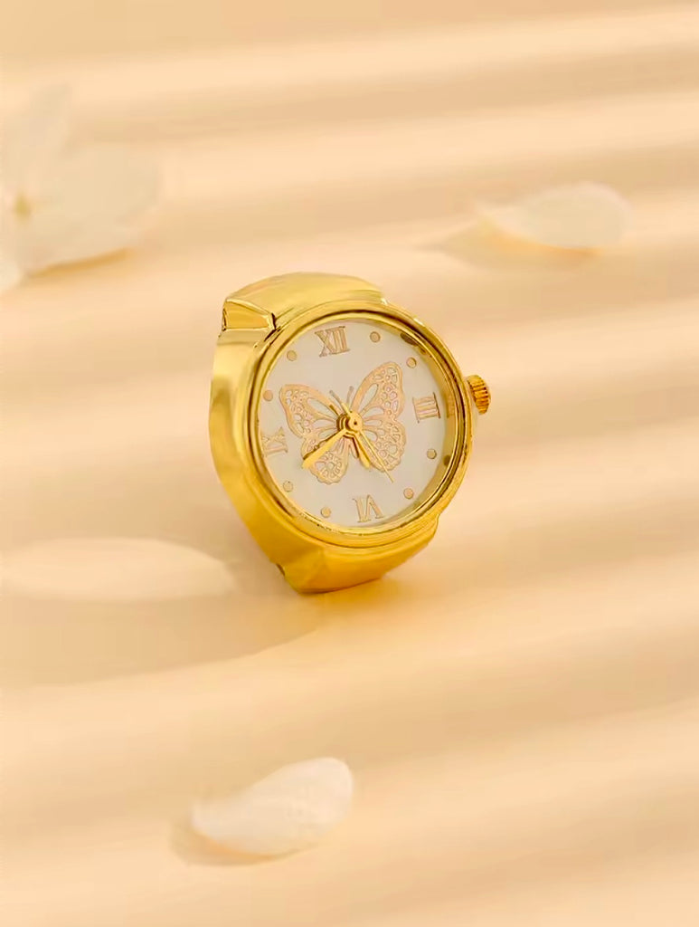 Vintage Mariposa Ring Watch