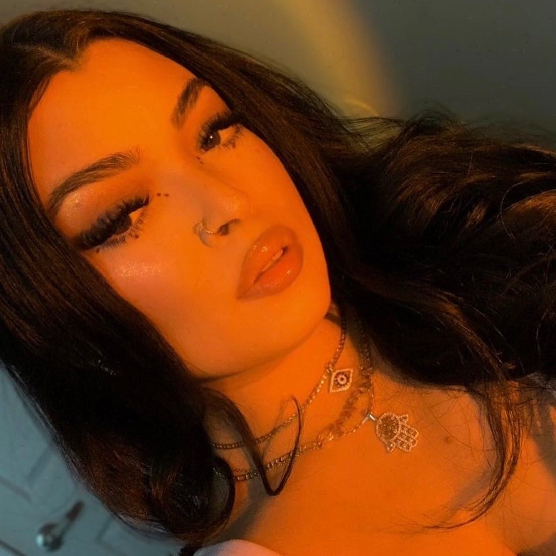 14K Dainty Nazar Eye Protection Necklace