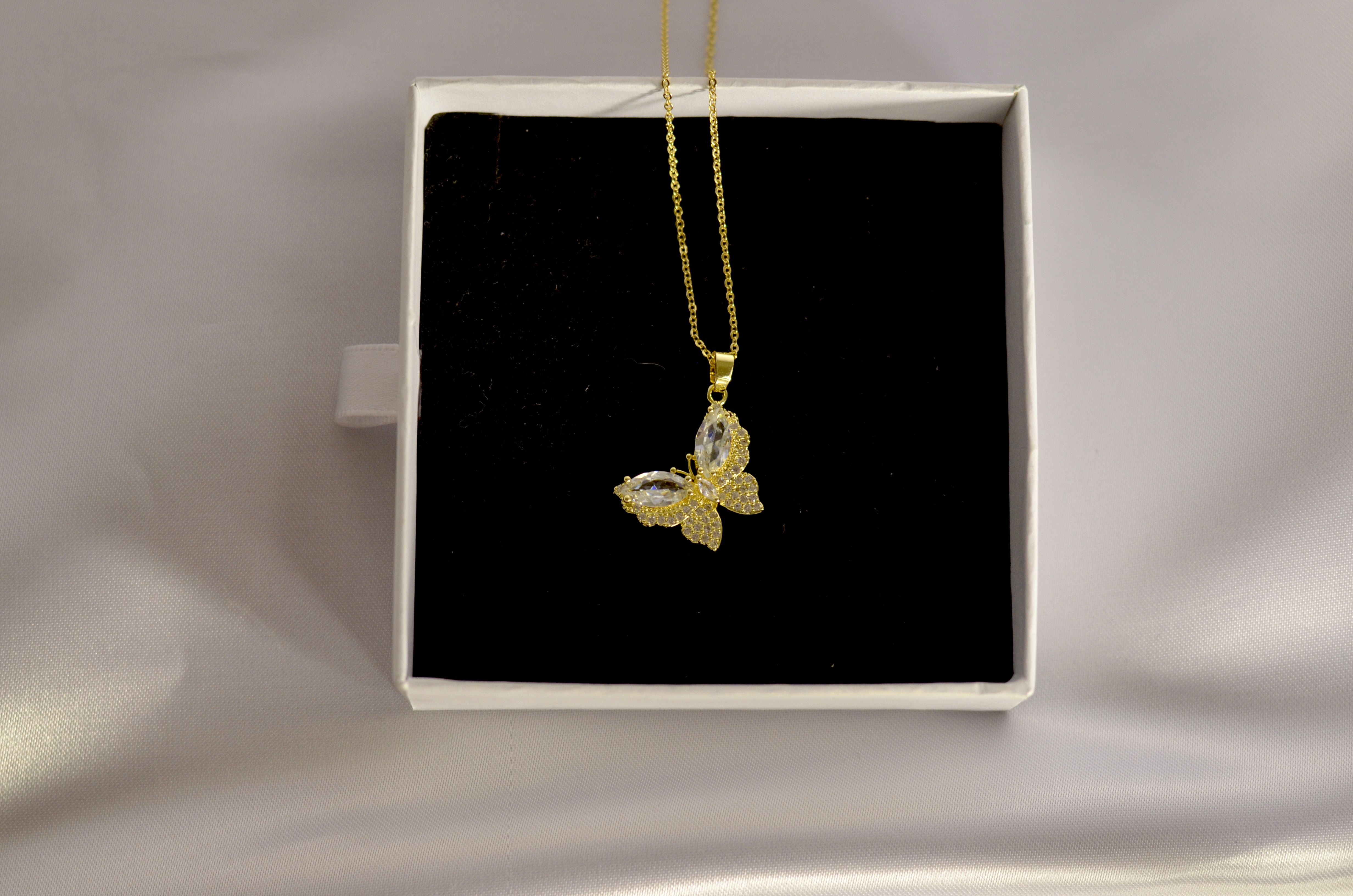 Amy’s Gold Filled Mariposa Necklace