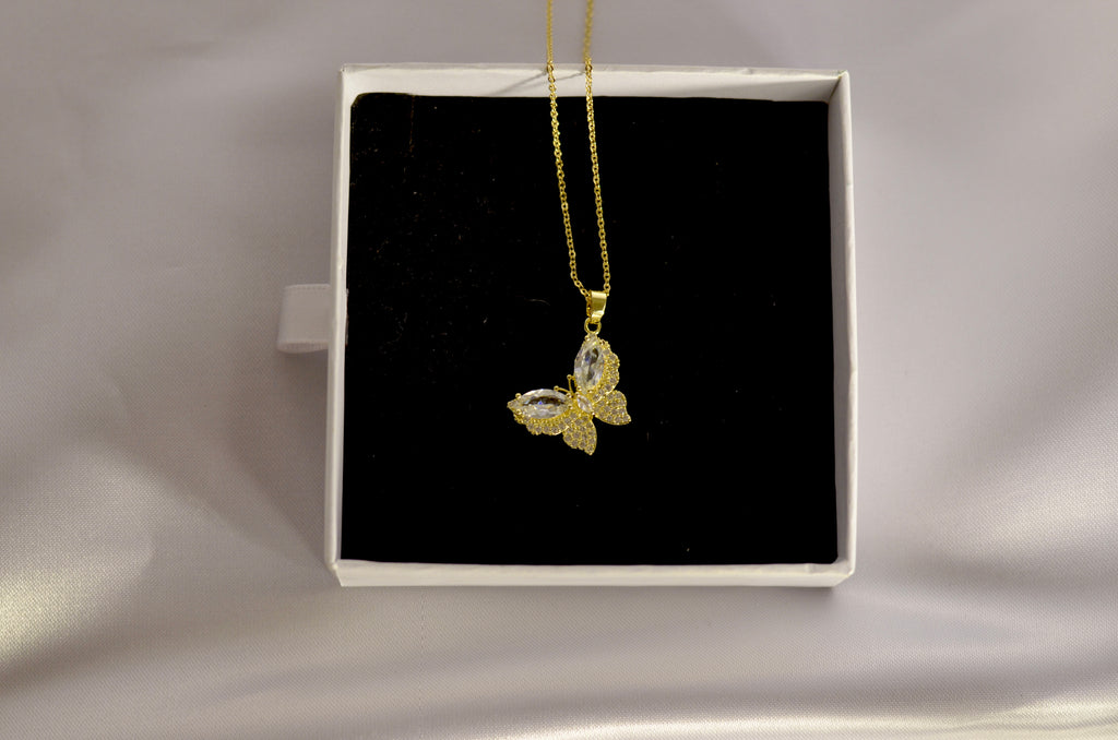 Amy’s Gold Filled Mariposa Necklace