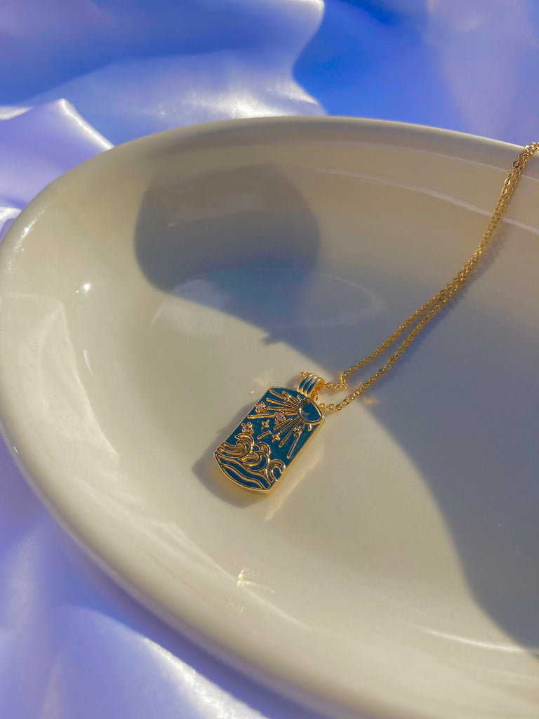 Water Element Medallion Necklace