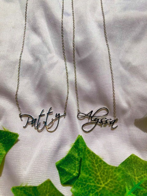 ~PRE ORDER~ Luxury Autograph Name Necklace